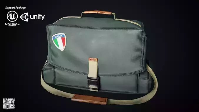 Camera Bag Game Ready Assets