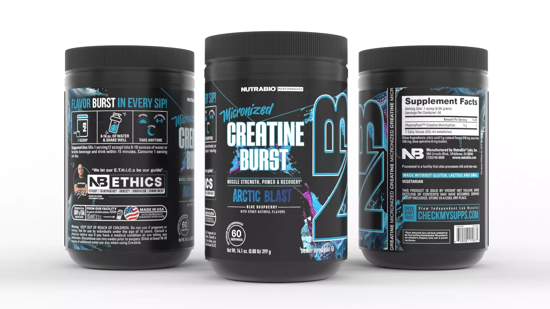 Protein Powder 3D model