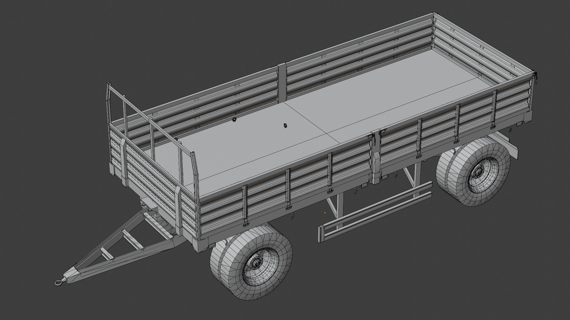 Farm Trailer 3D model_19