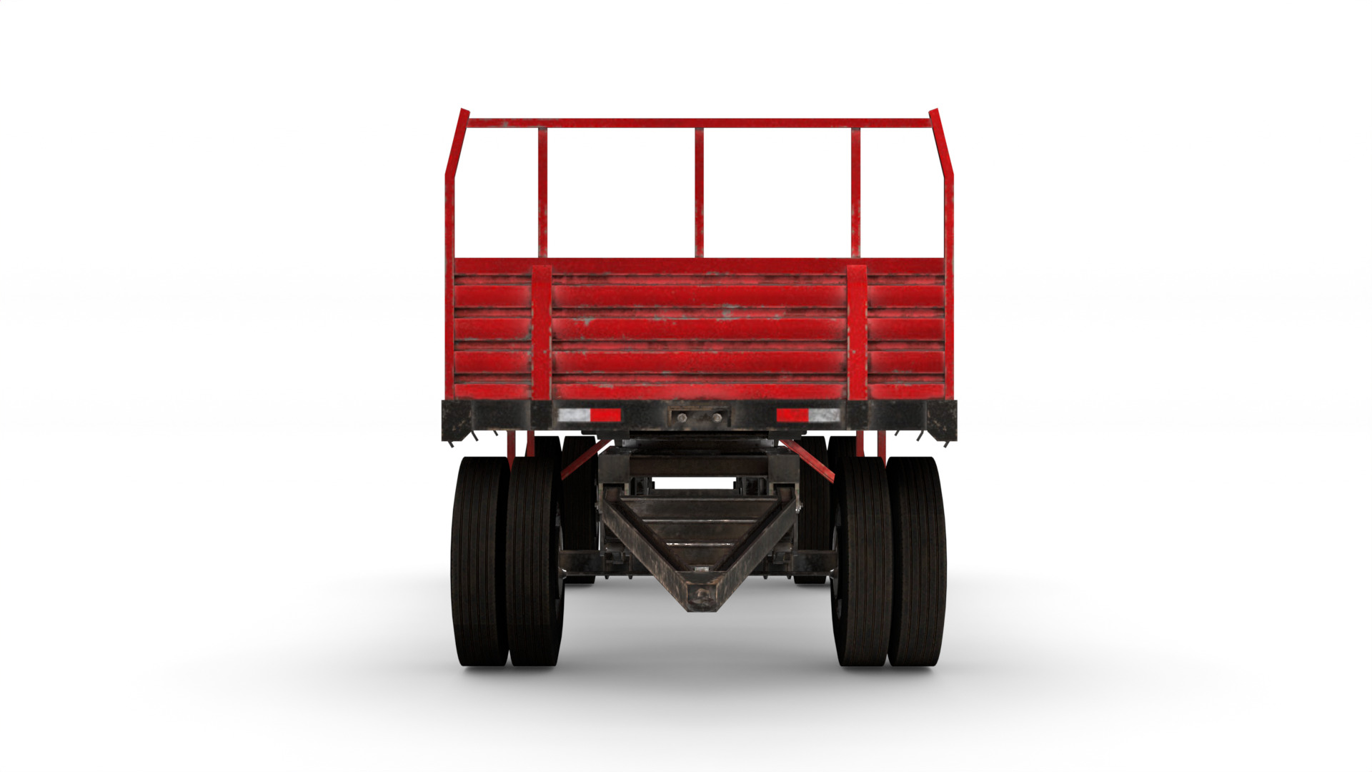 Farm Trailer 3D model_2