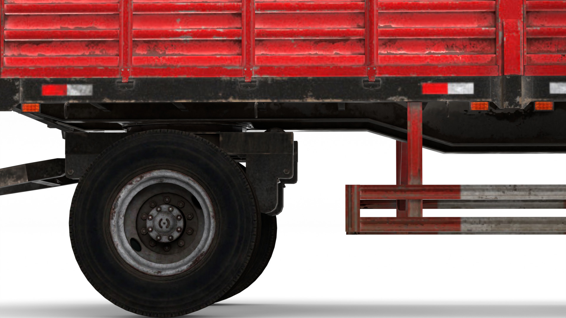 Farm Trailer 3D model_7
