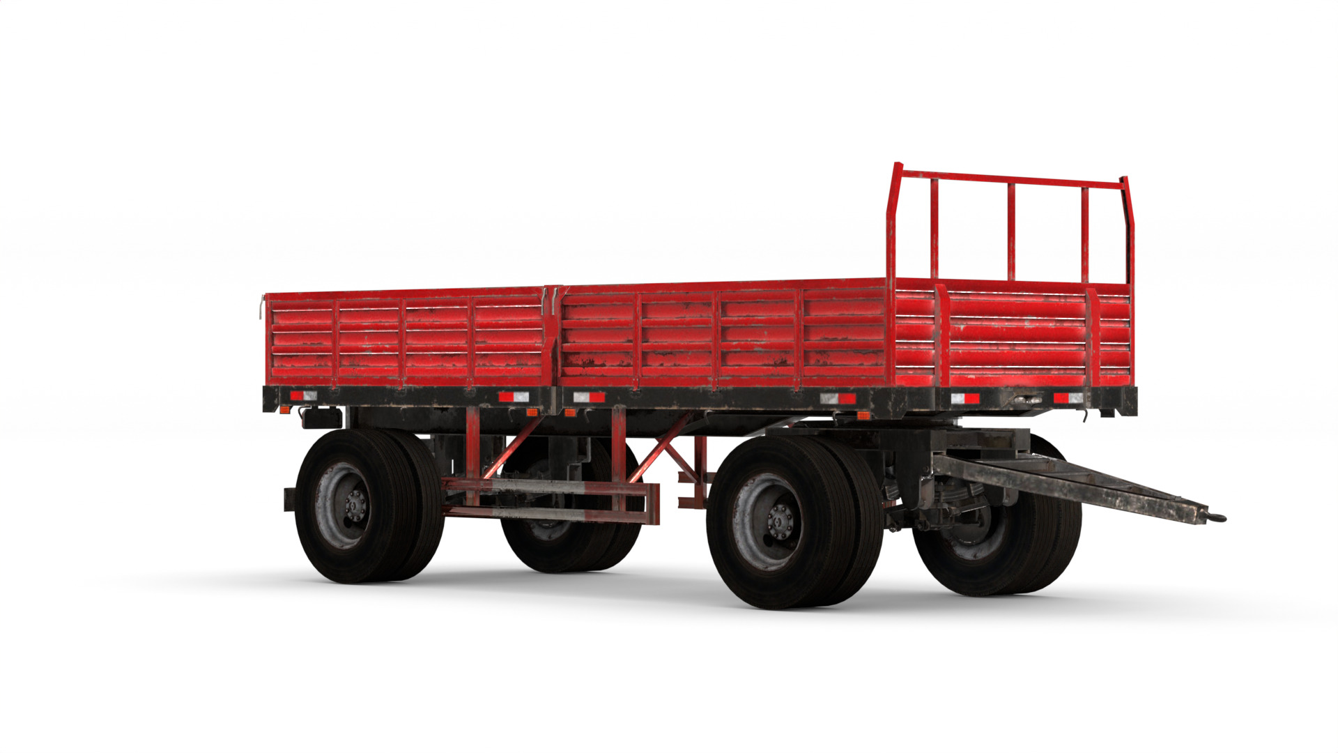 Farm Trailer 3D model_9