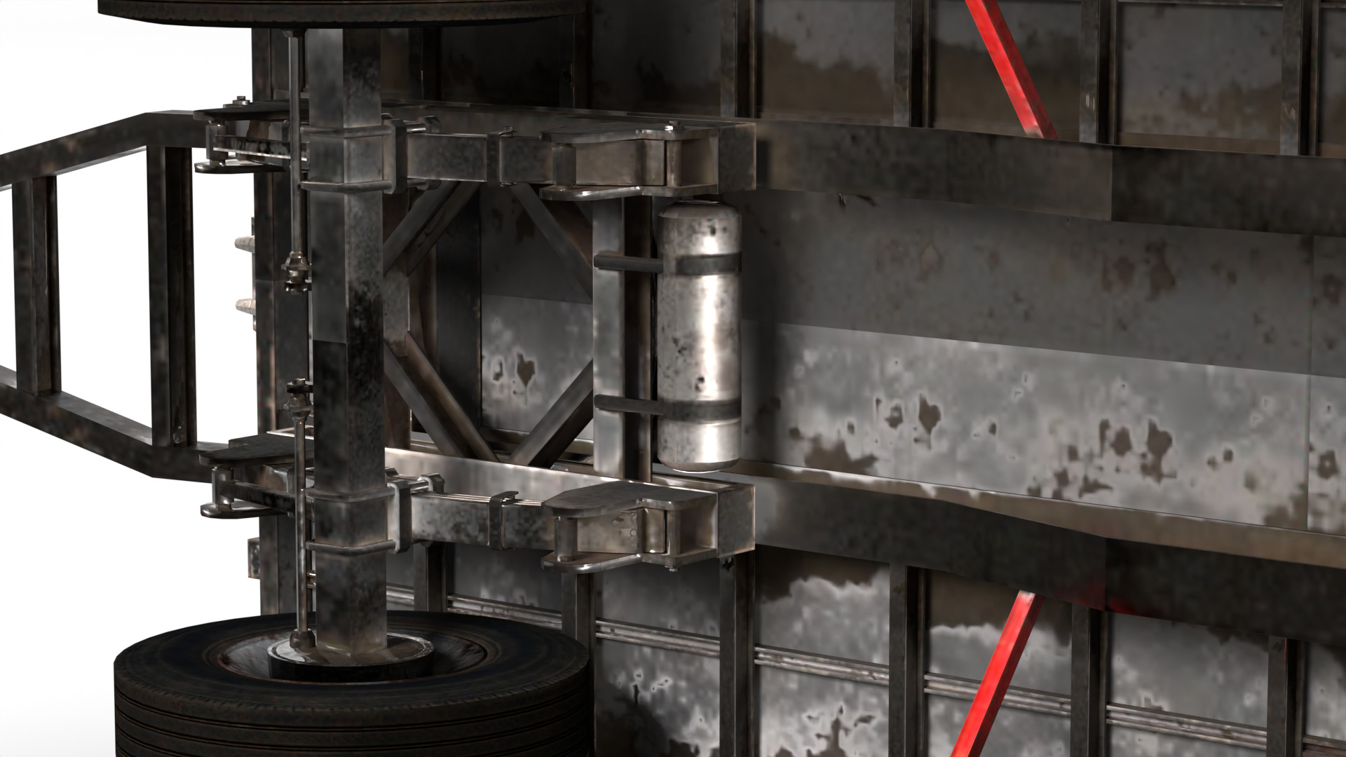 Farm Trailer 3D model_8