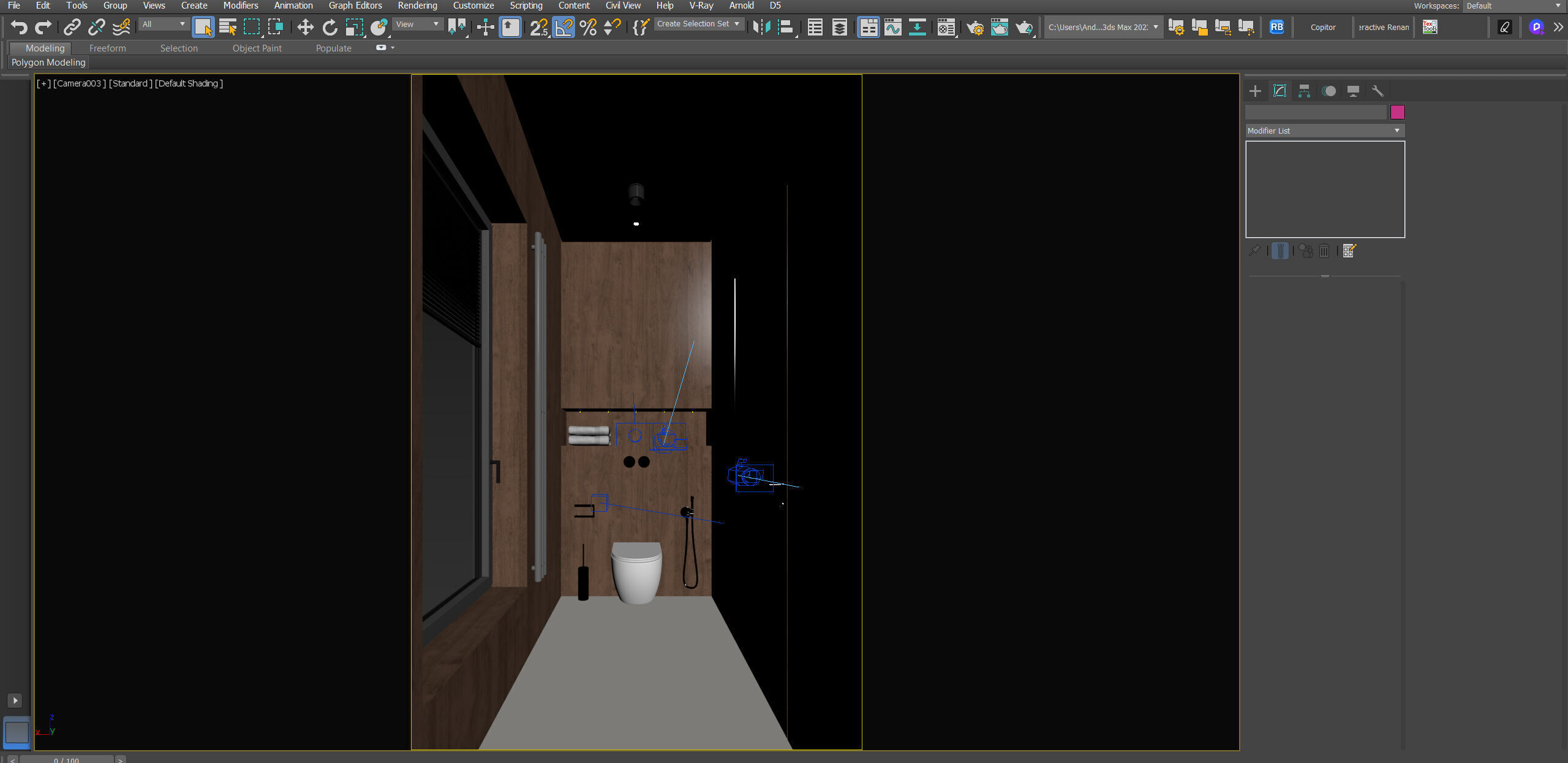 Bathroom Interior - 3d Model - Lighting 3D model_11