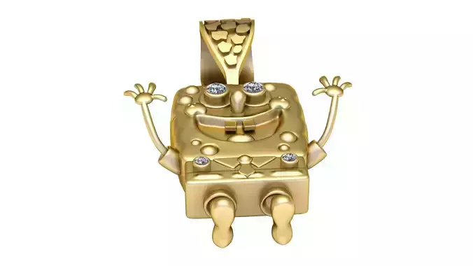 CHARACTER CARTOON PENDANT 3D PRINTABLE MODEL 