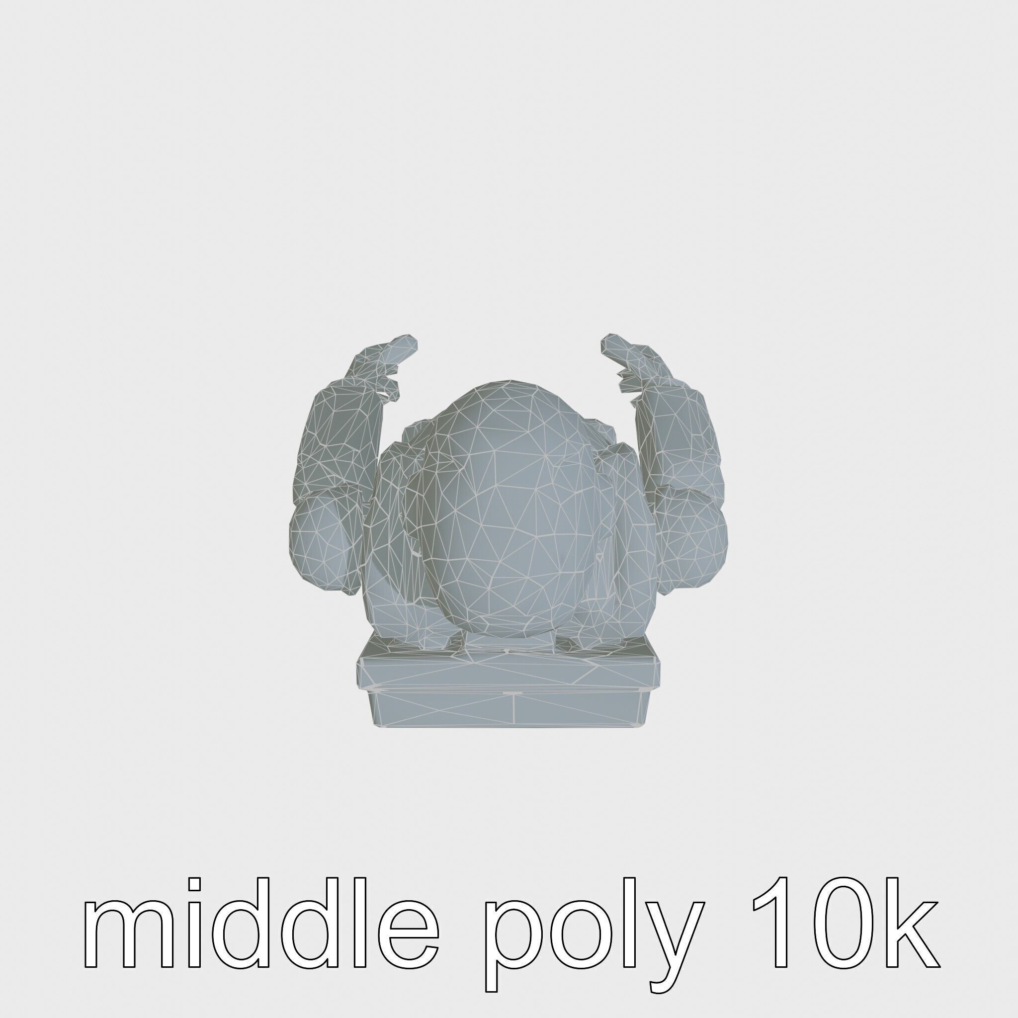 Advanced Humanoid Robot Model Low-poly 3D model_21