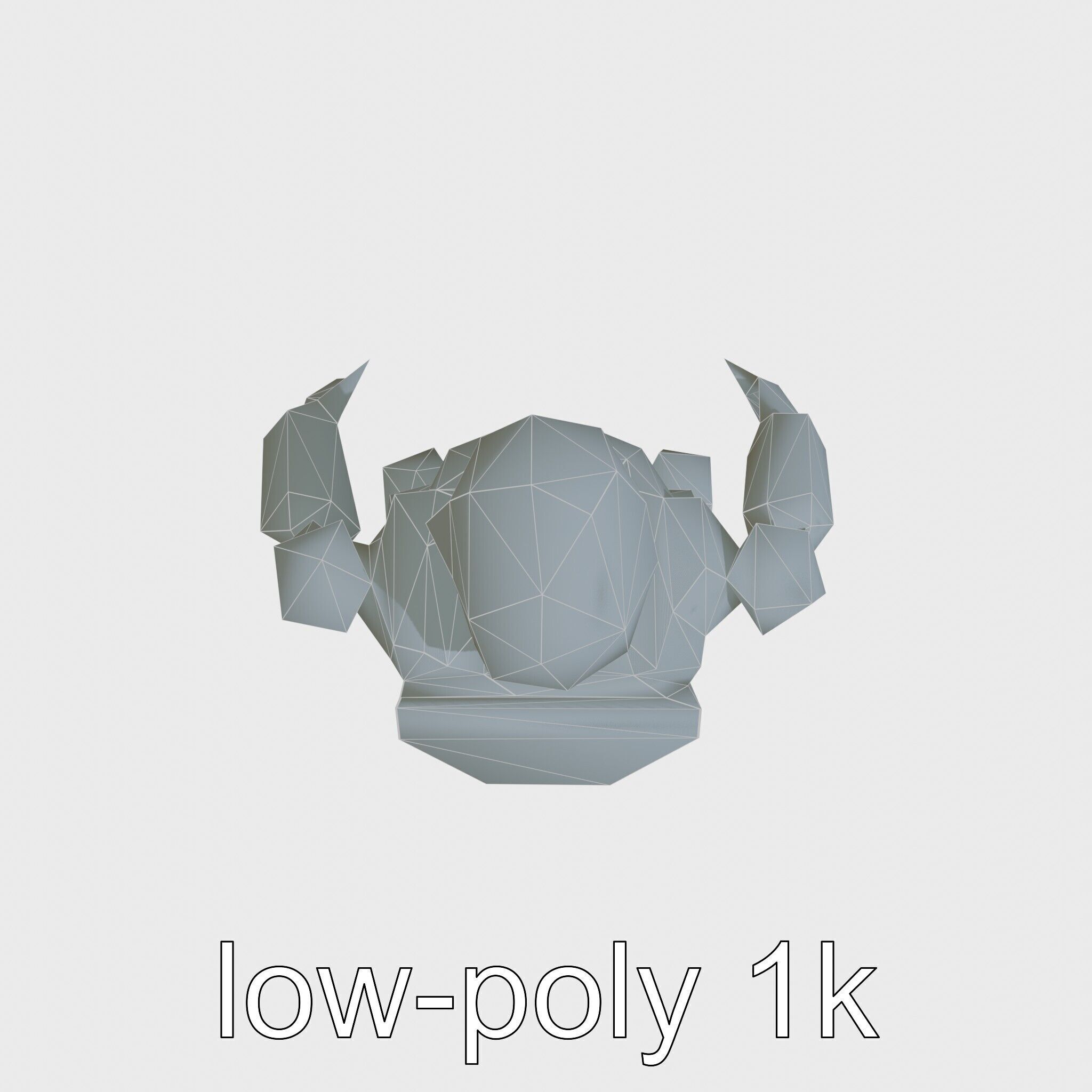 Advanced Humanoid Robot Model Low-poly 3D model_25