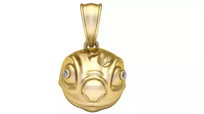DESIGN FISH PENDANT 3D PRINTABLE MODEL 