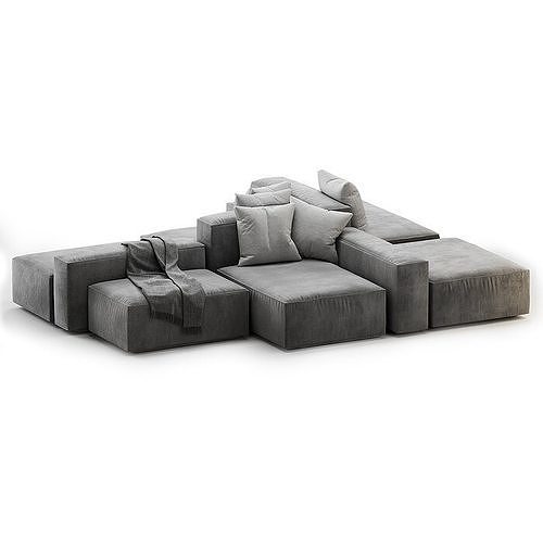 15 Modern Sofa Collection  3D Model Pack 4