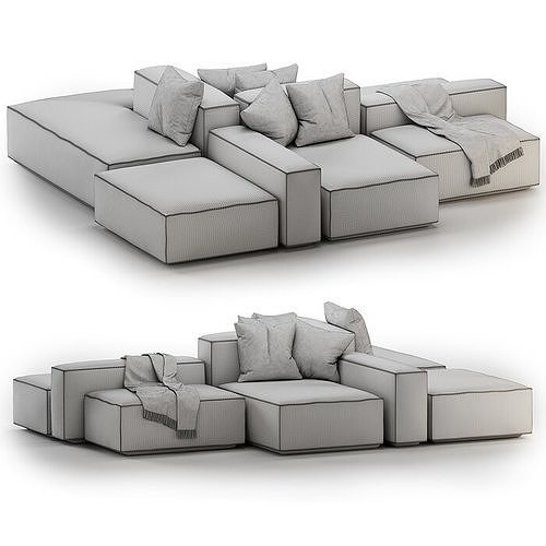 15 Modern Sofa Collection  3D Model Pack 7