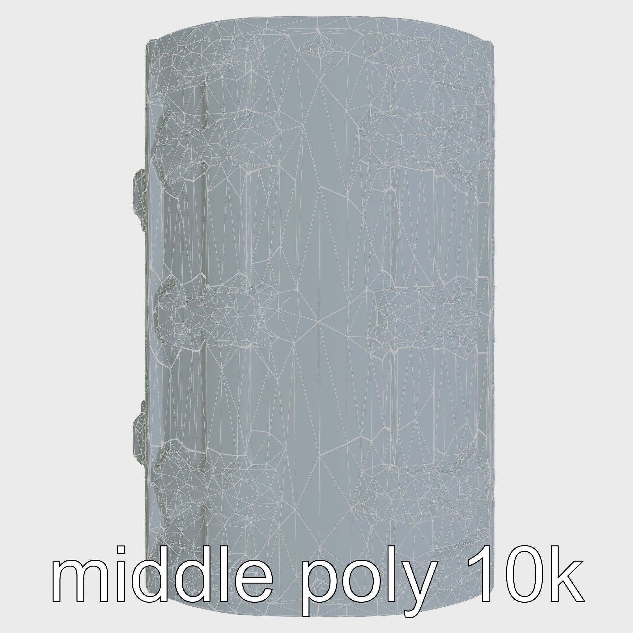 Victorian Gothic Treasure Chest with Ornate Iron Carvings Low-poly 3D model_22