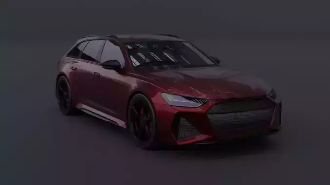 Generic Estate 1 Low-poly 3D model