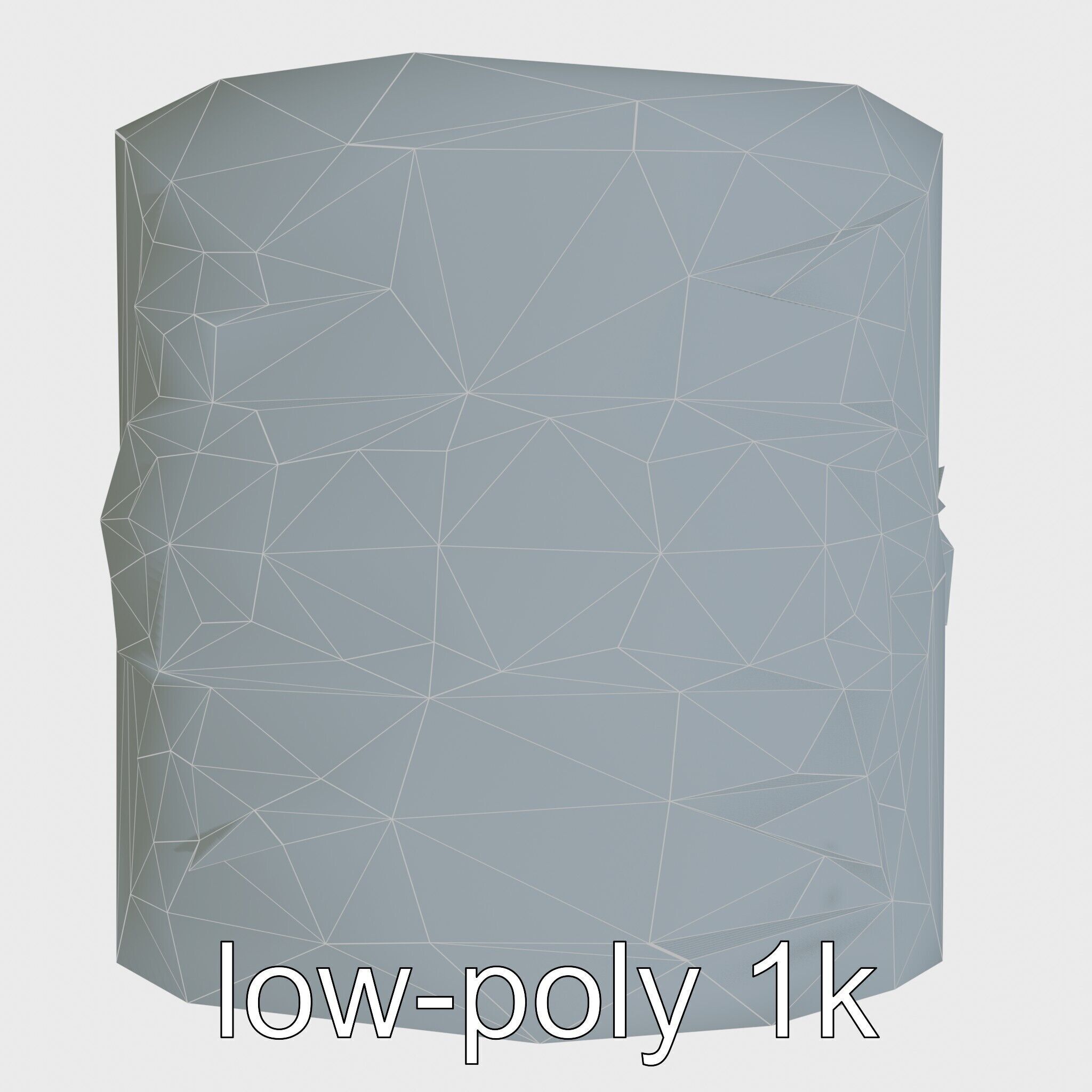 Dark Fantasy Intricately Carved Treasure Chest Model Low-poly 3D model_15