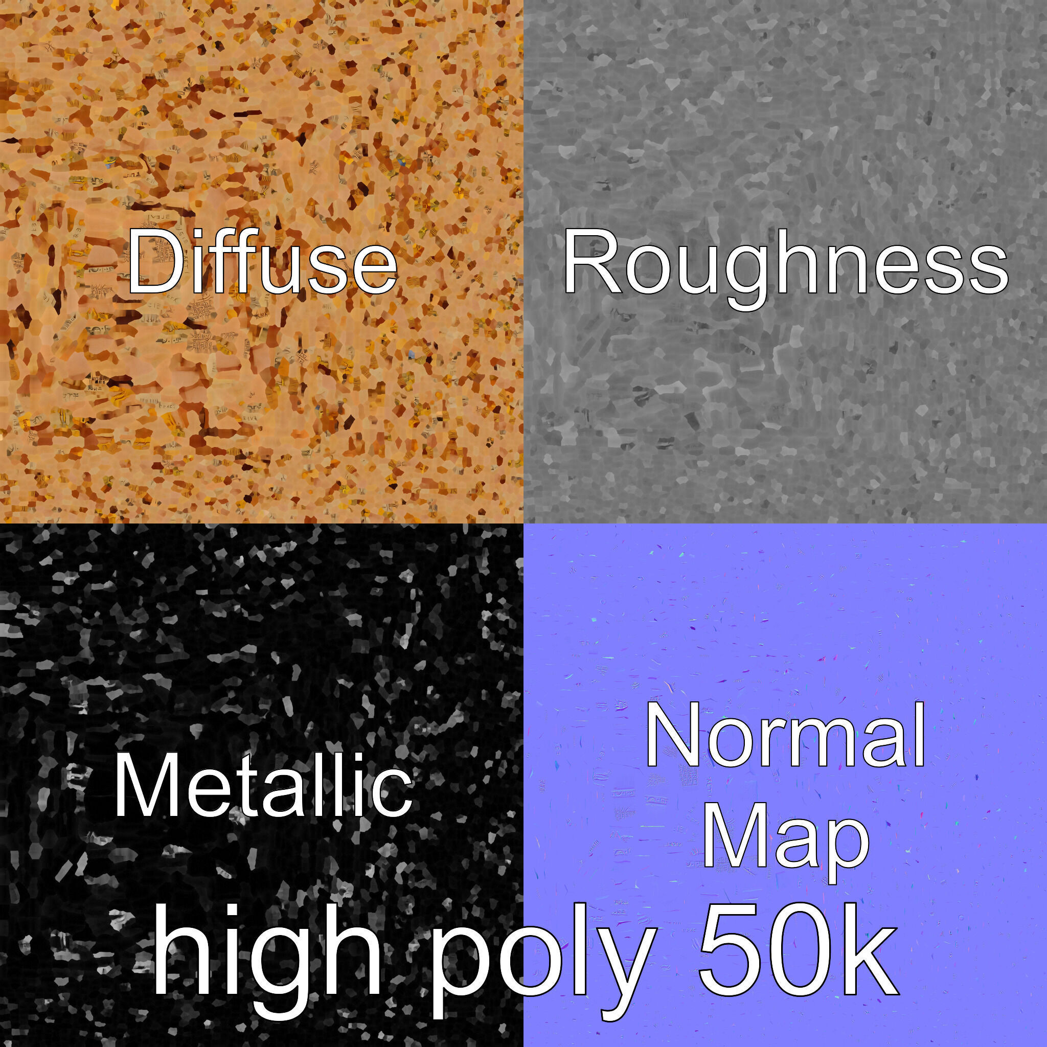 Ancient Egyptian Treasure Chest with Hieroglyphic Carvings Low-poly 3D model_30