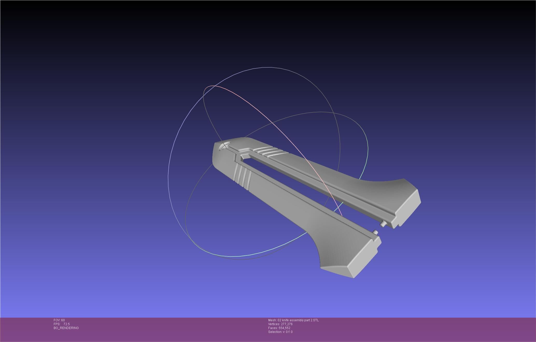 Evangelion rebuild Unit 2 Knife Movable Version 3D print model_103