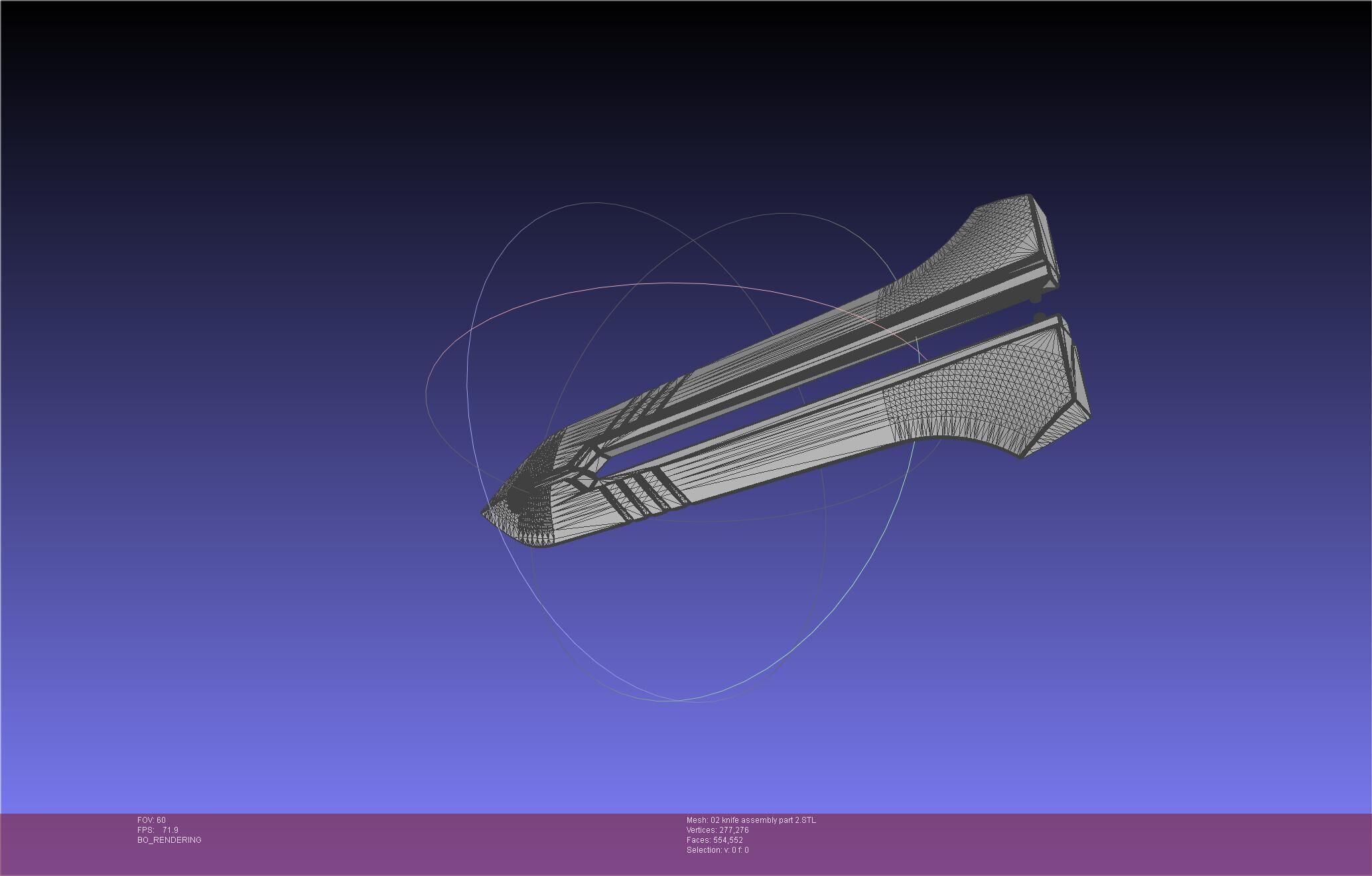 Evangelion rebuild Unit 2 Knife Movable Version 3D print model_70