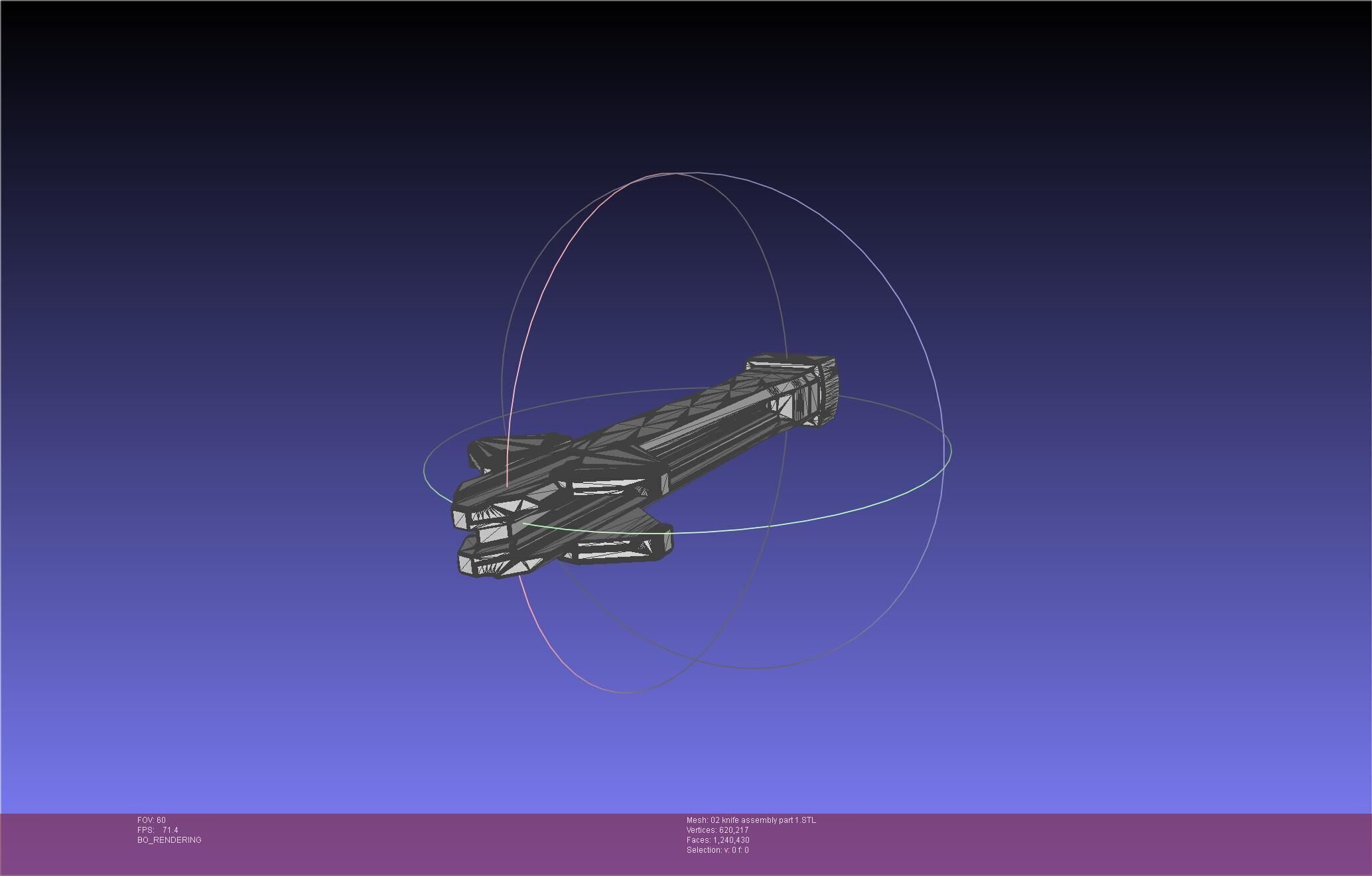 Evangelion rebuild Unit 2 Knife Movable Version 3D print model_73