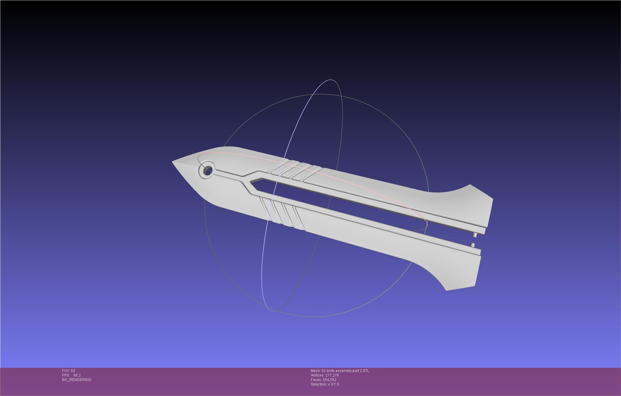 Evangelion rebuild Unit 2 Knife Movable Version 3D print model_106