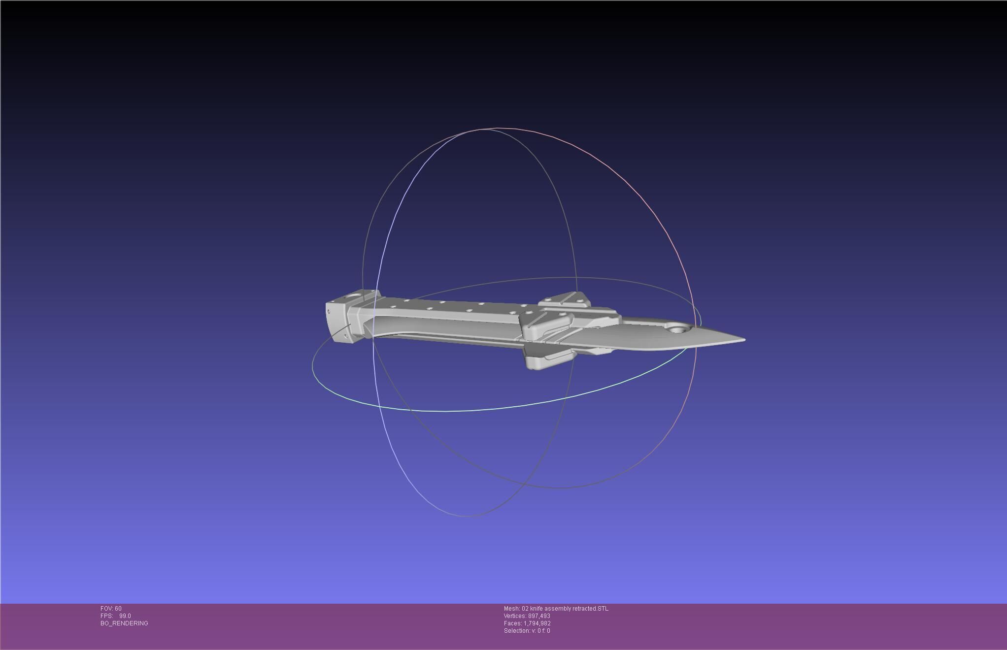 Evangelion rebuild Unit 2 Knife Movable Version 3D print model_78