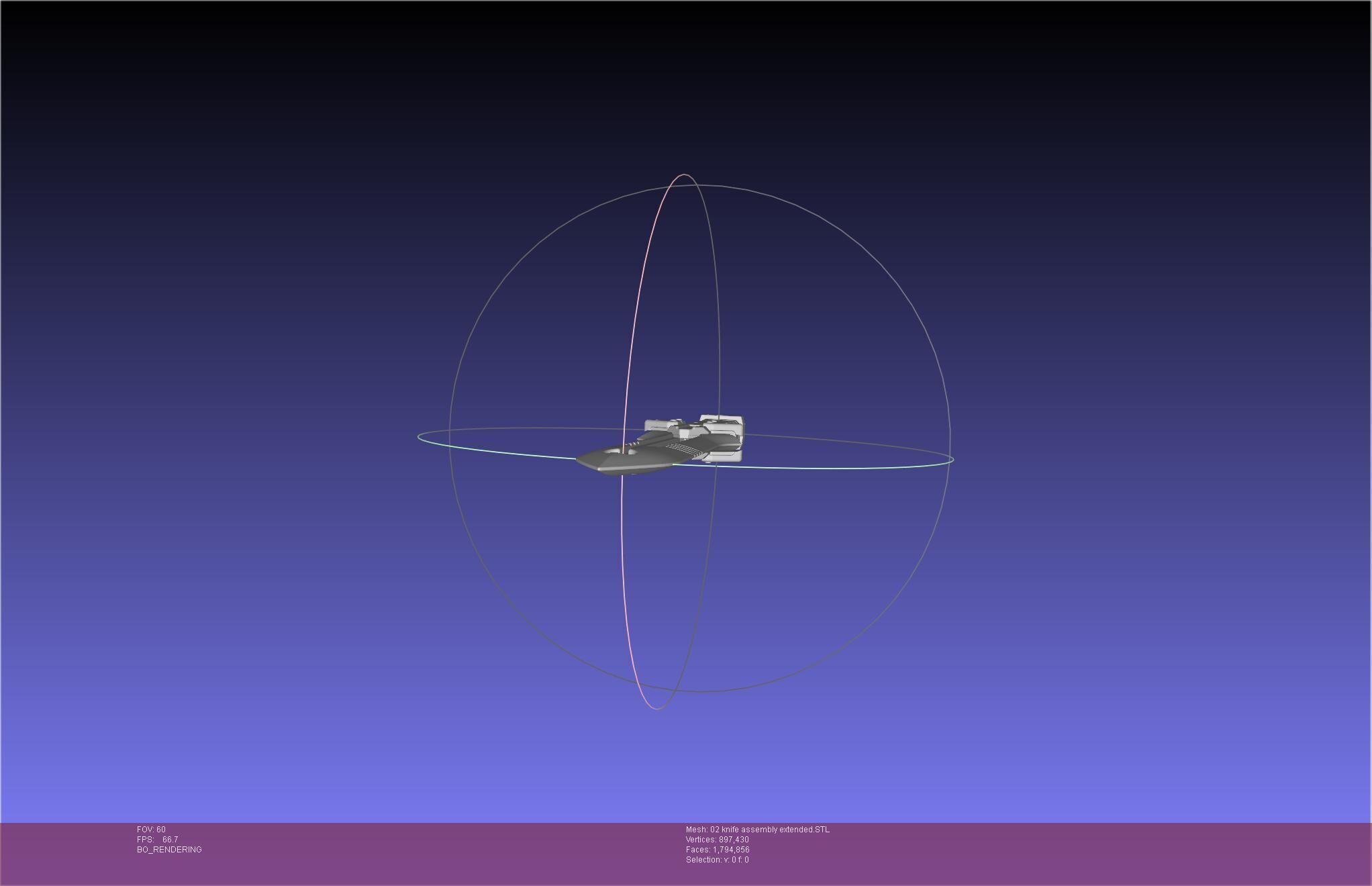 Evangelion rebuild Unit 2 Knife Movable Version 3D print model_15