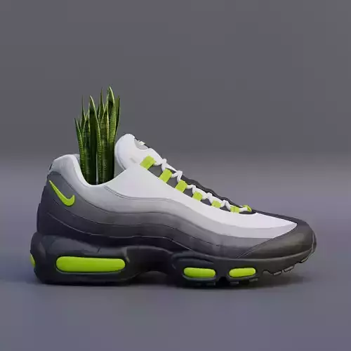 3D Printed Air Max 95 neon 3D print model