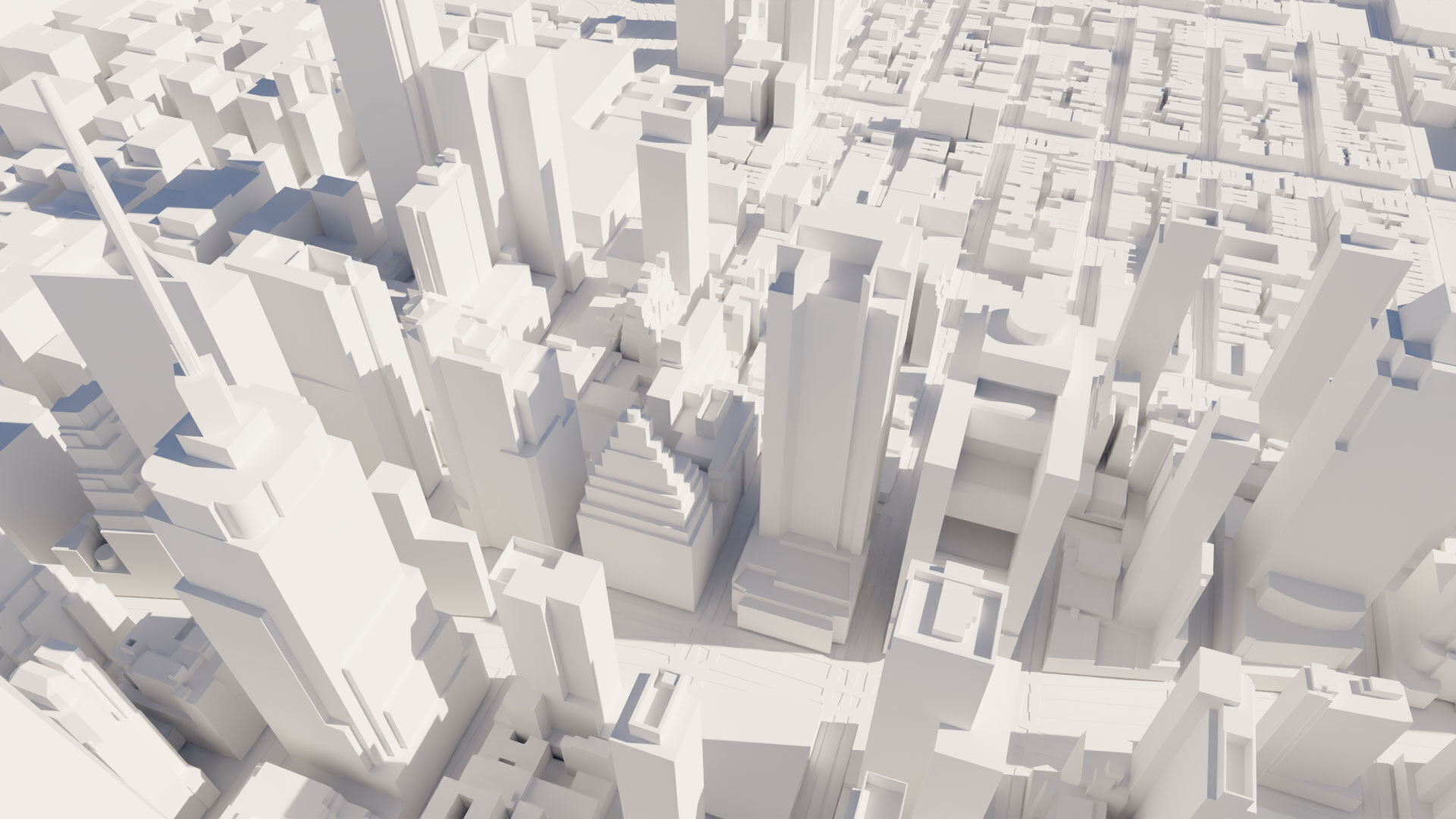 Large Scale New York City Map 3D model 3D model_4