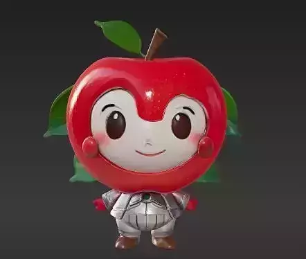 apple boy 3D