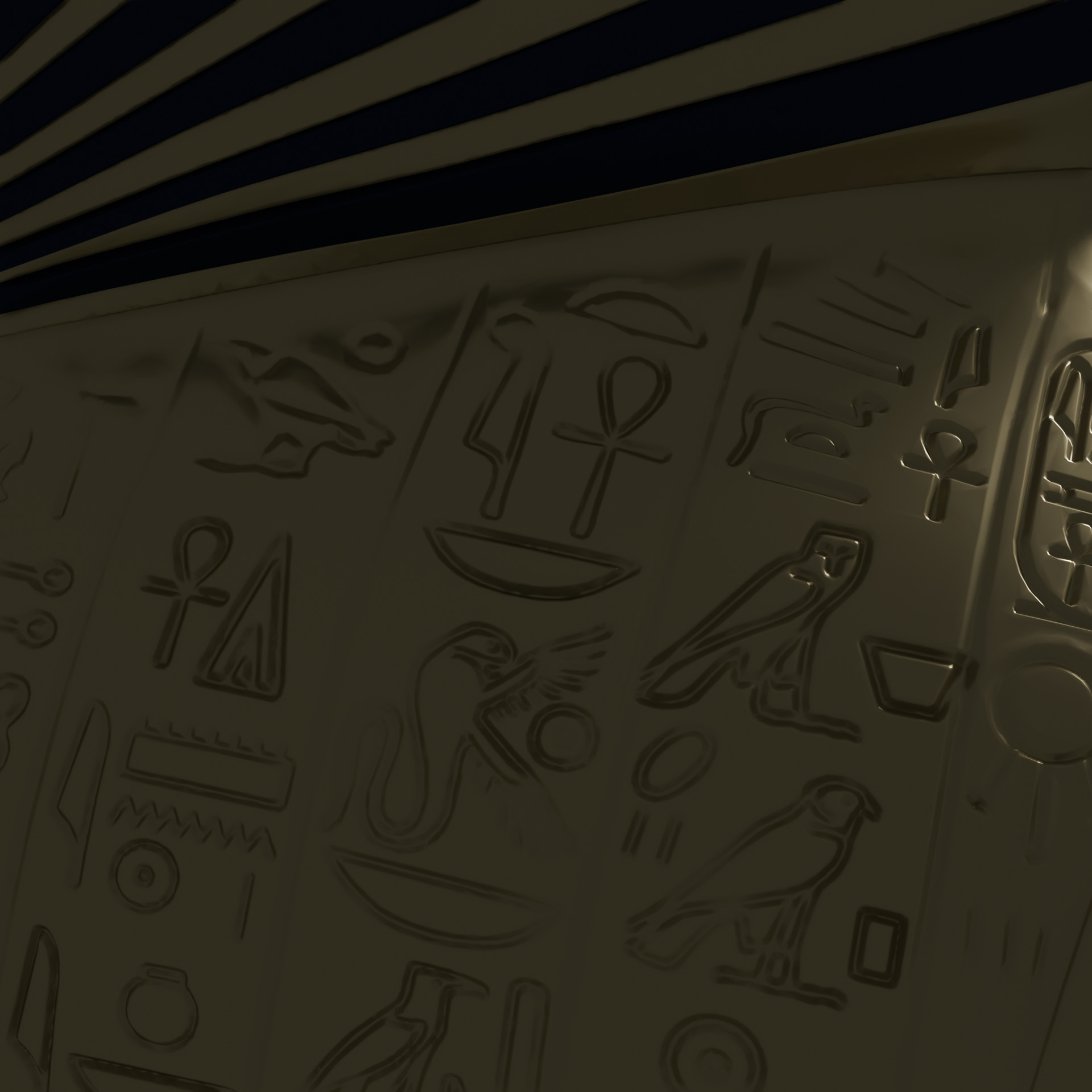 pharaoh king 3D model_1