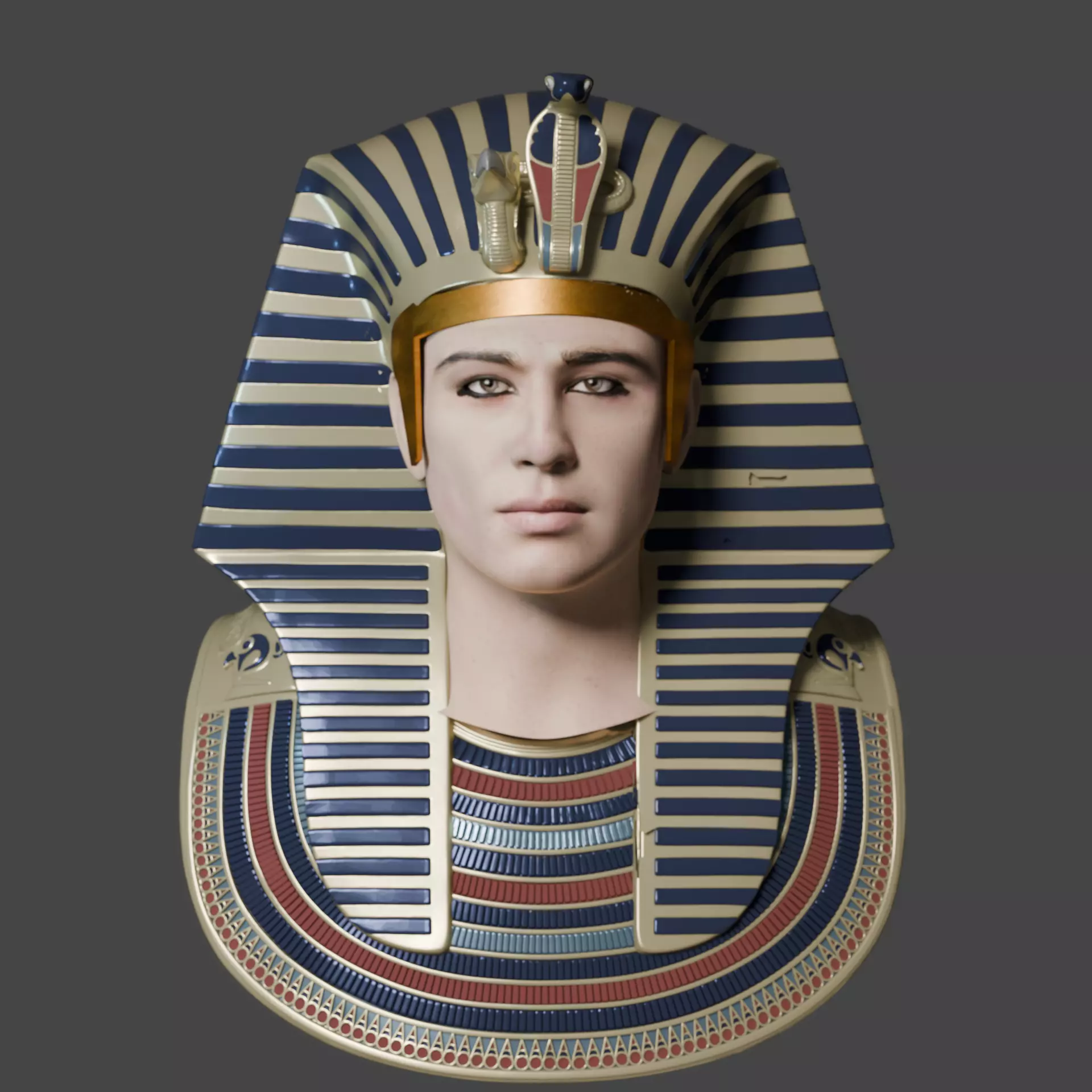 pharaoh king 3D model_0