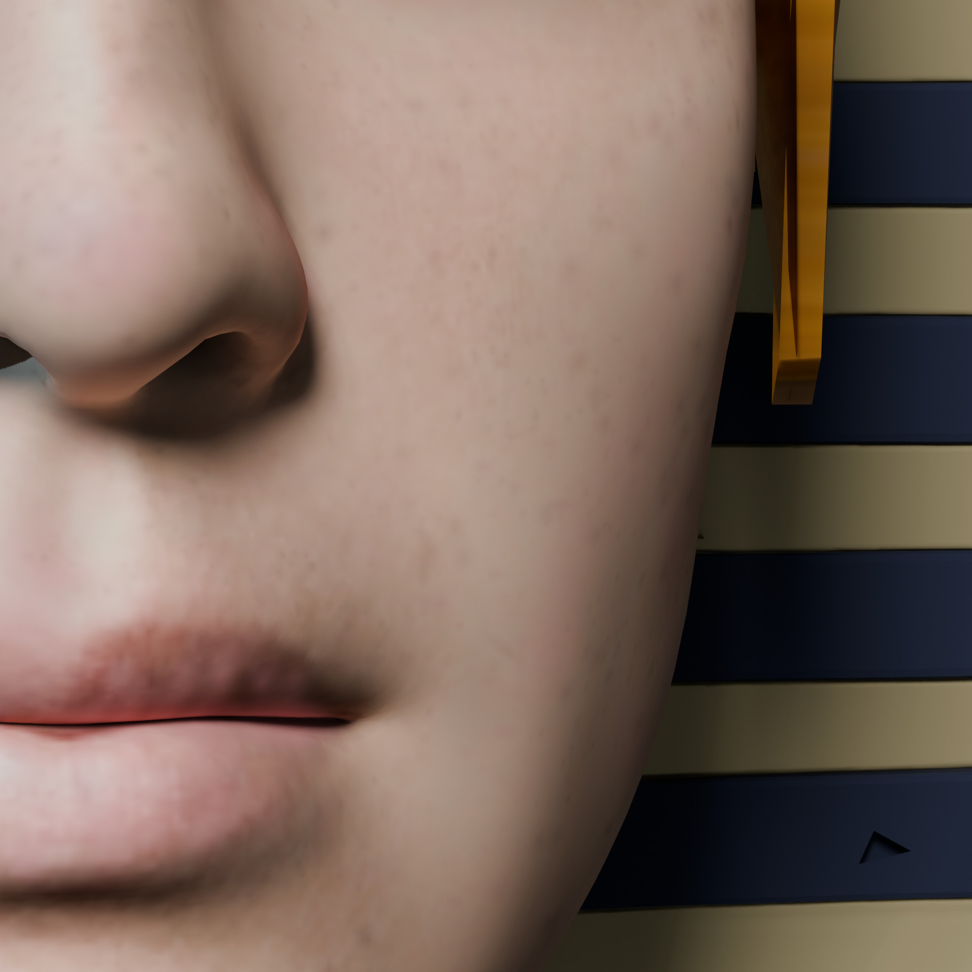 pharaoh king 3D model_4