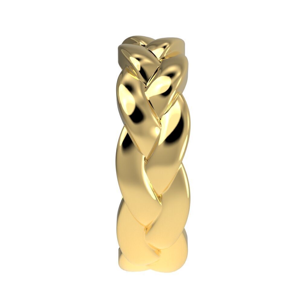 Braided ring 3D print model_20