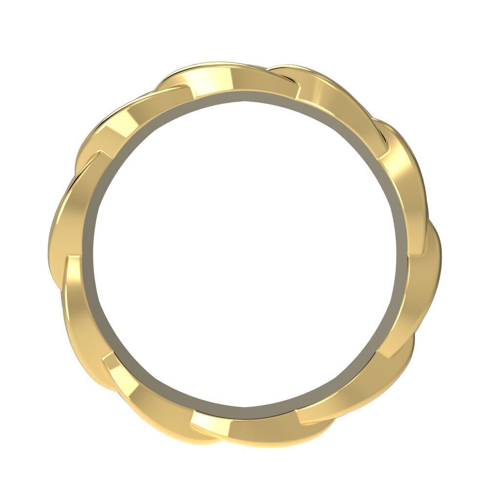 Braided ring 3D print model_21