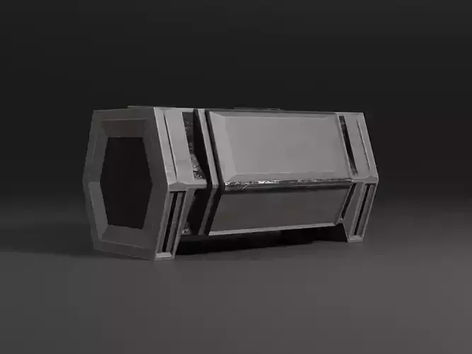Futuristic dystopian chest