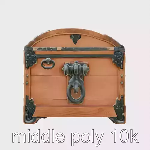 Victorian-Inspired Treasure Chest Gothic Carvings