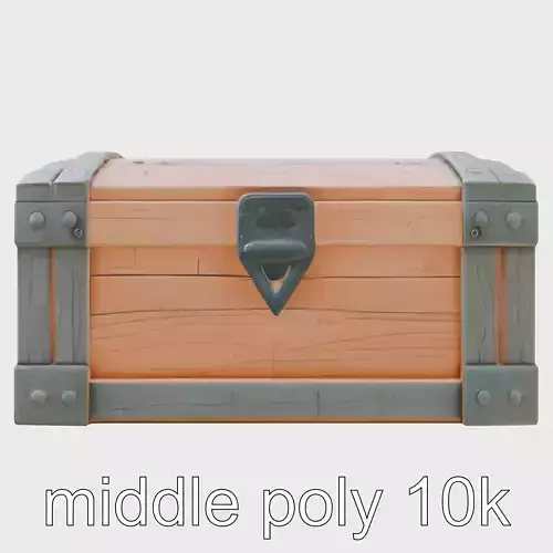 Treasure Chest Game Asset Model
