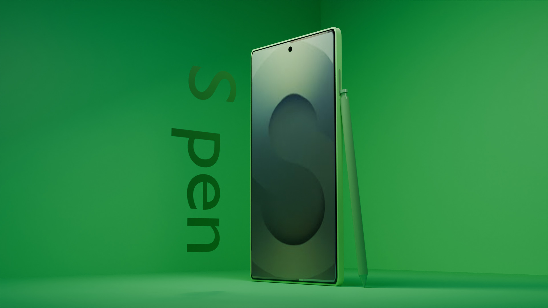 Samsung S25 mint 3D model_4