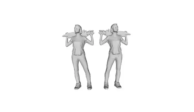 Printle MoDualls Sisters S 001