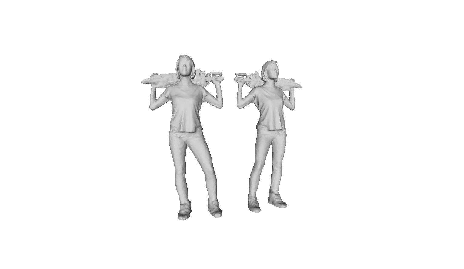 Printle MoDualls Sisters S 001 3D print model_1
