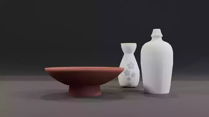 Oriental Serise - Sake Set 01