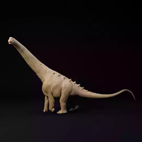 Alamosaurus 1-100 scale pre-supported FREE model Free 3D print model