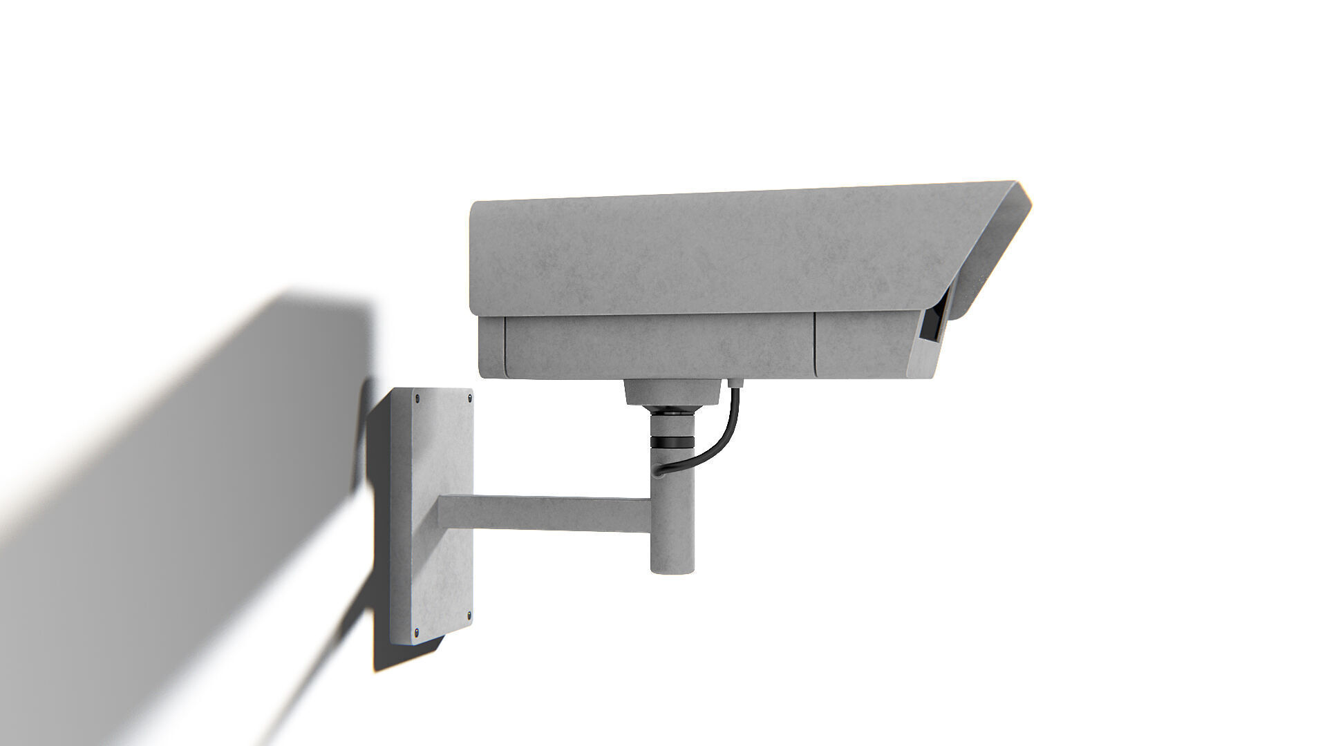 Generic Security Camera 02 PBR Low-poly 3D model_5