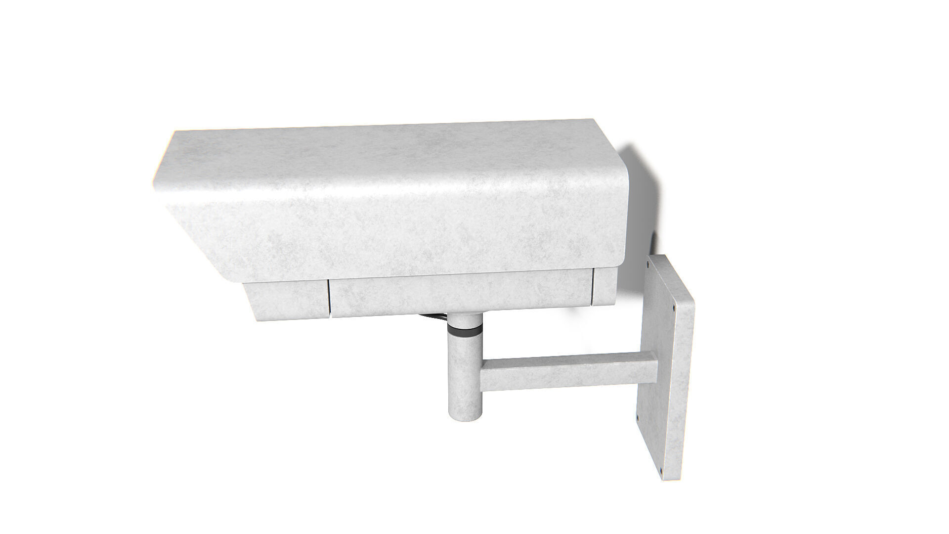 Generic Security Camera 02 PBR Low-poly 3D model_3