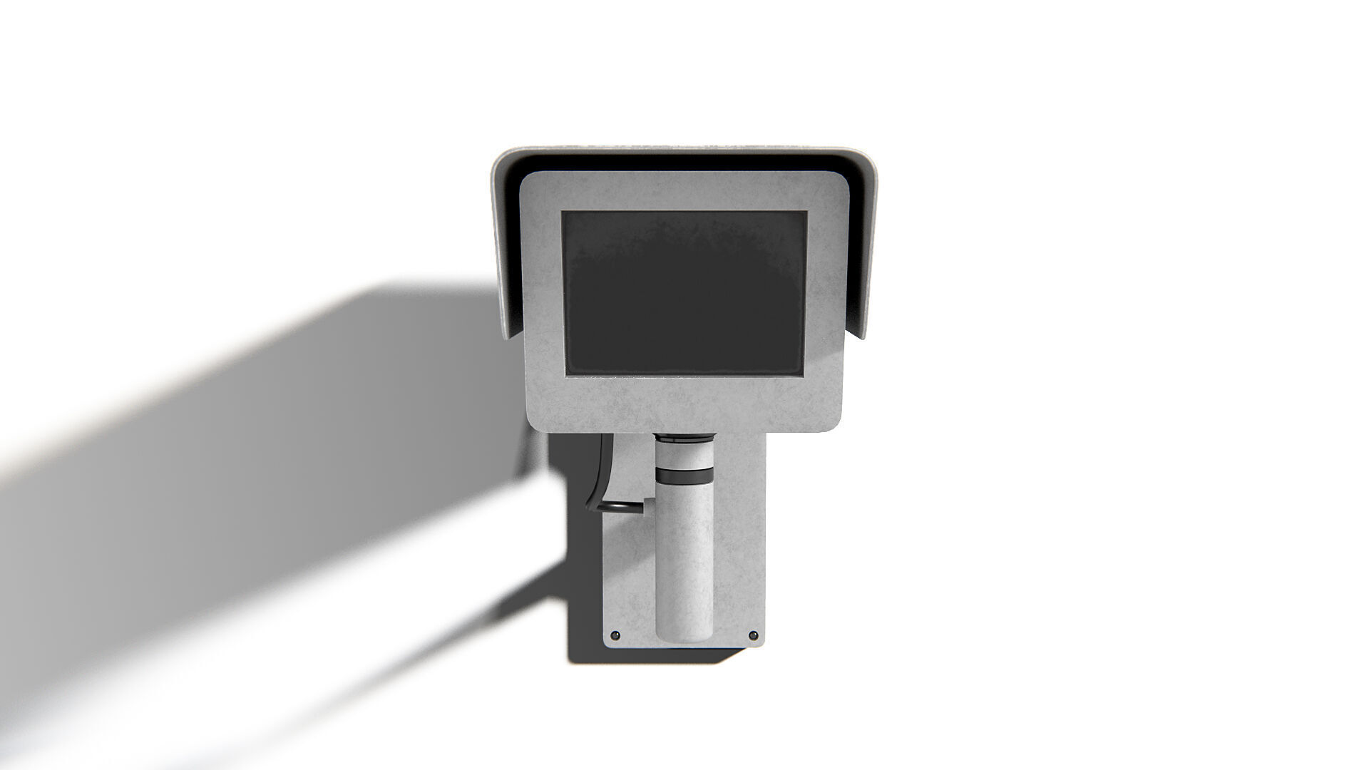 Generic Security Camera 02 PBR Low-poly 3D model_7