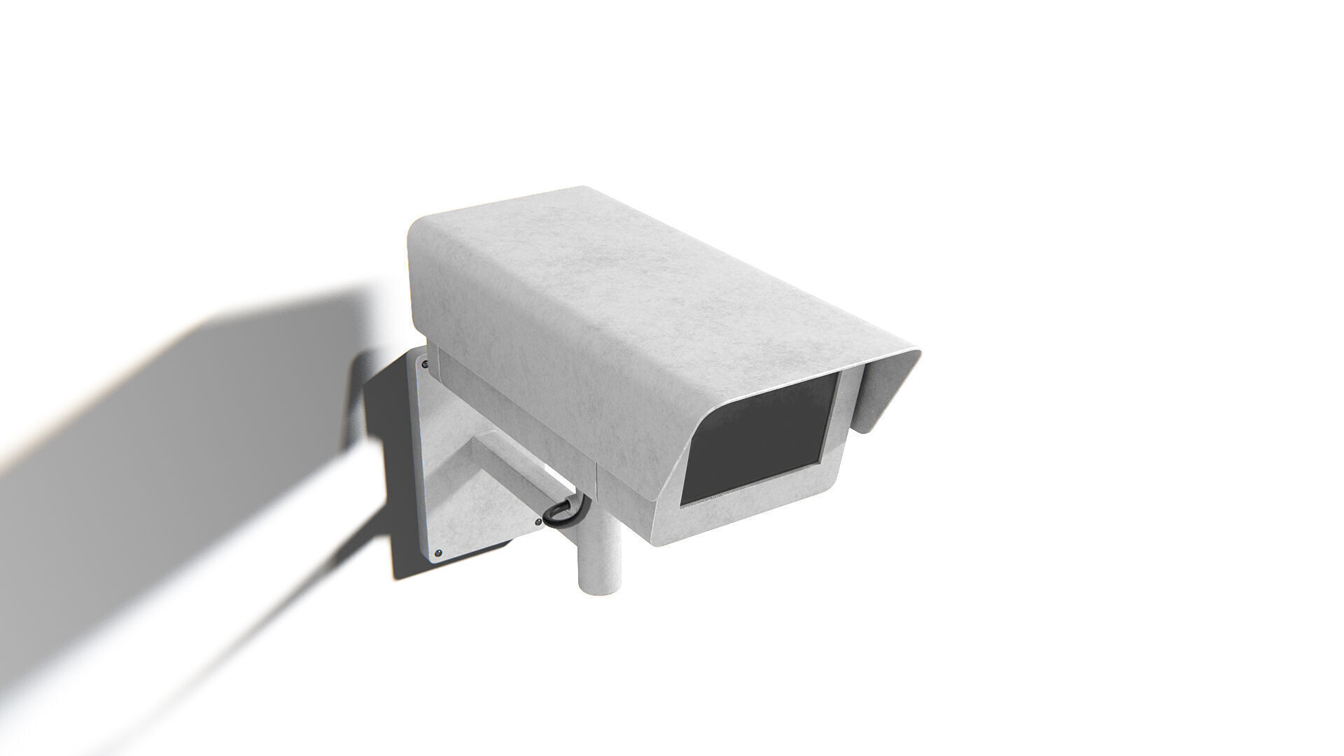 Generic Security Camera 02 PBR Low-poly 3D model_1