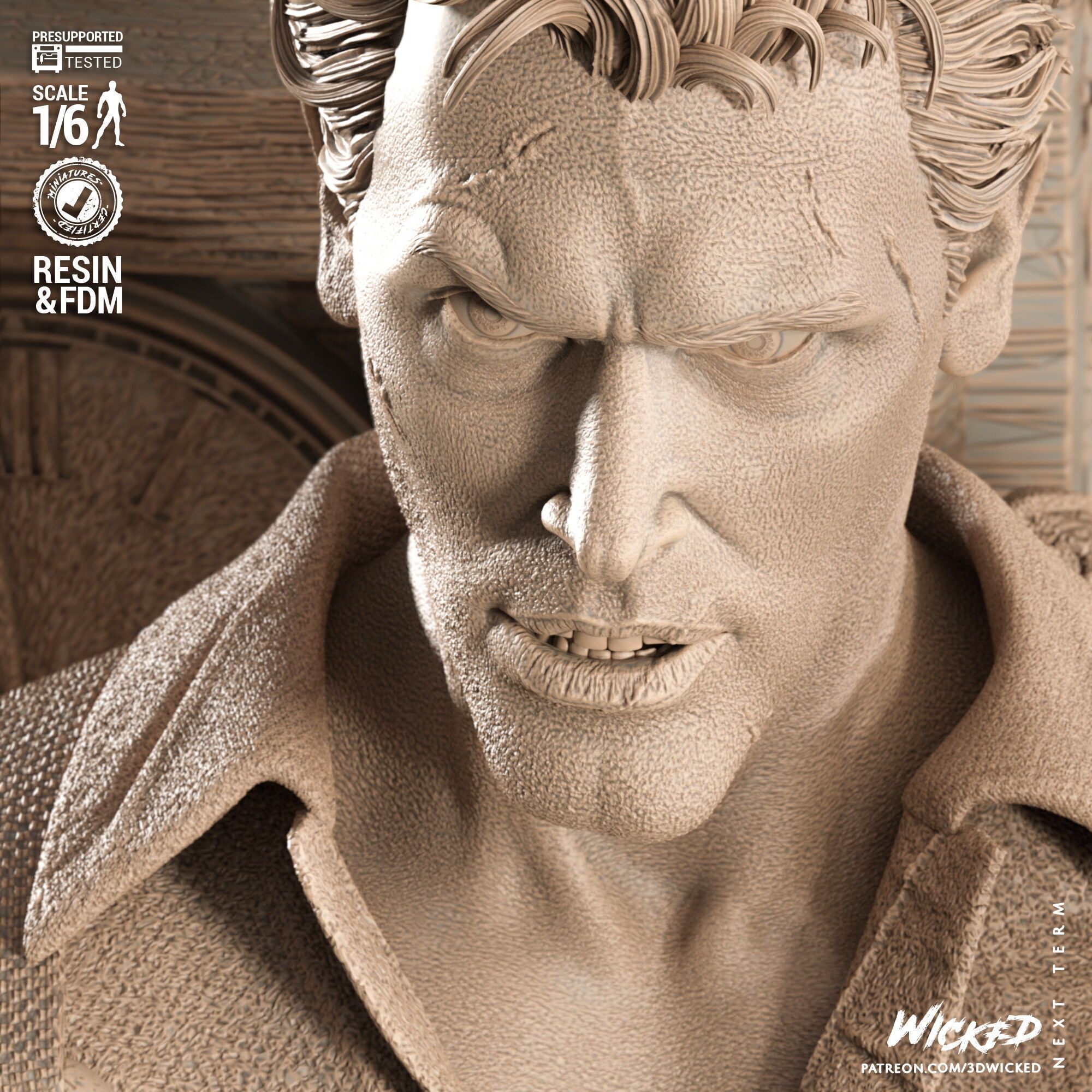 Wicked Movies Ash Sculpture 3D print model_24