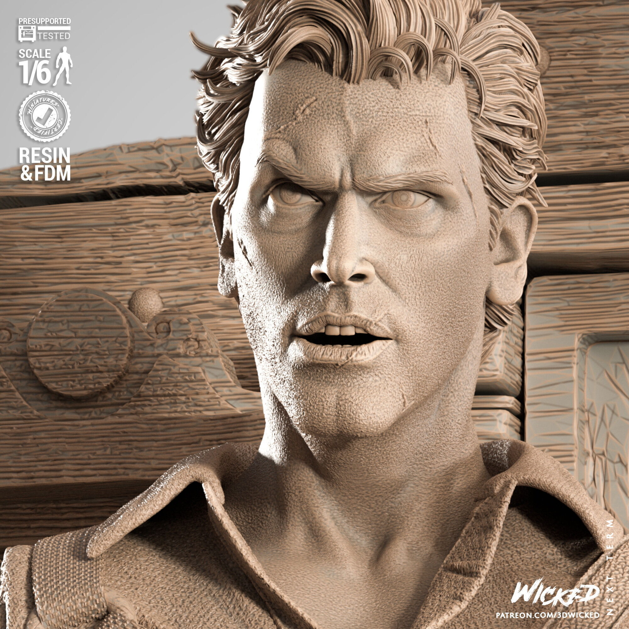 Wicked Movies Ash Sculpture 3D print model_21