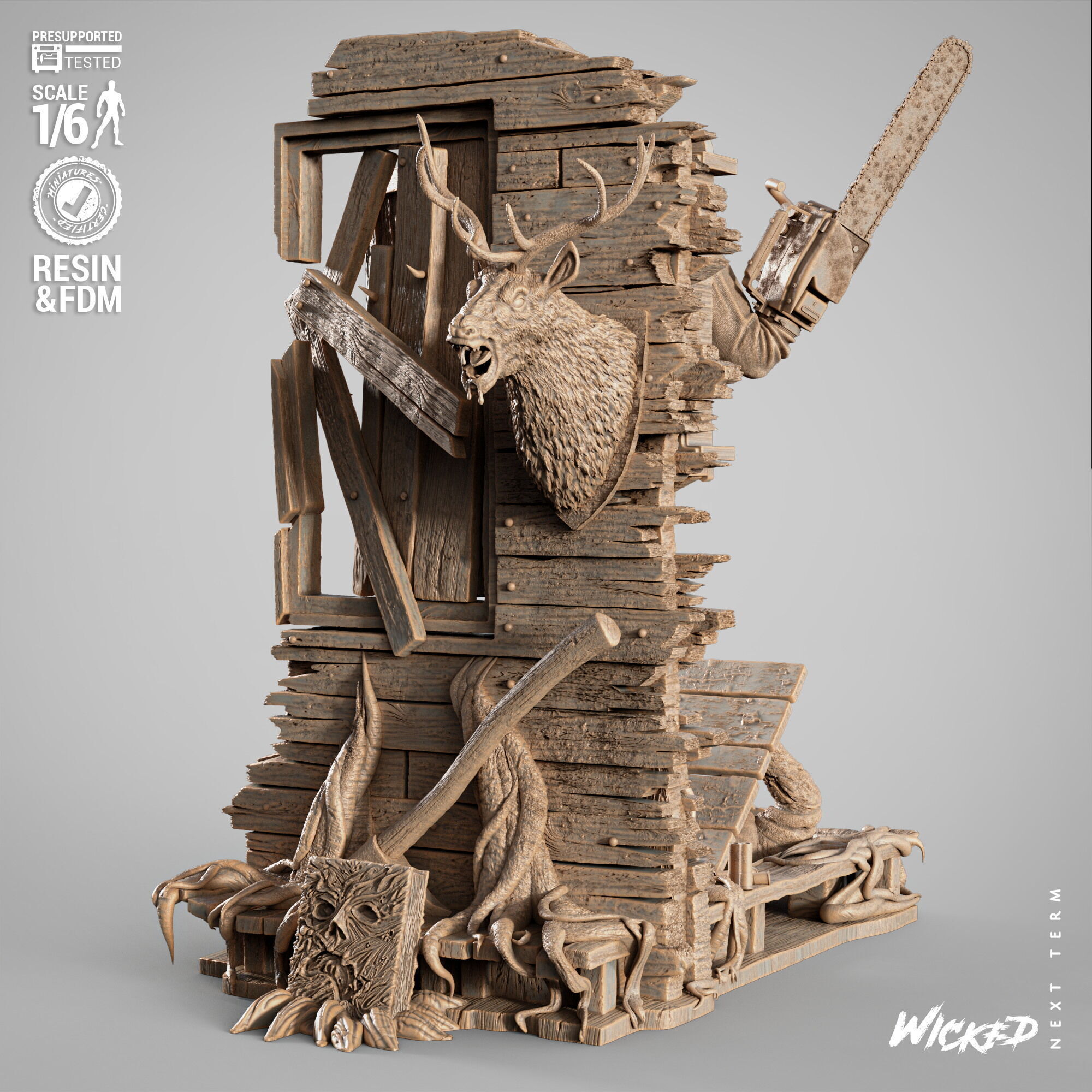 Wicked Movies Ash Sculpture 3D print model_30
