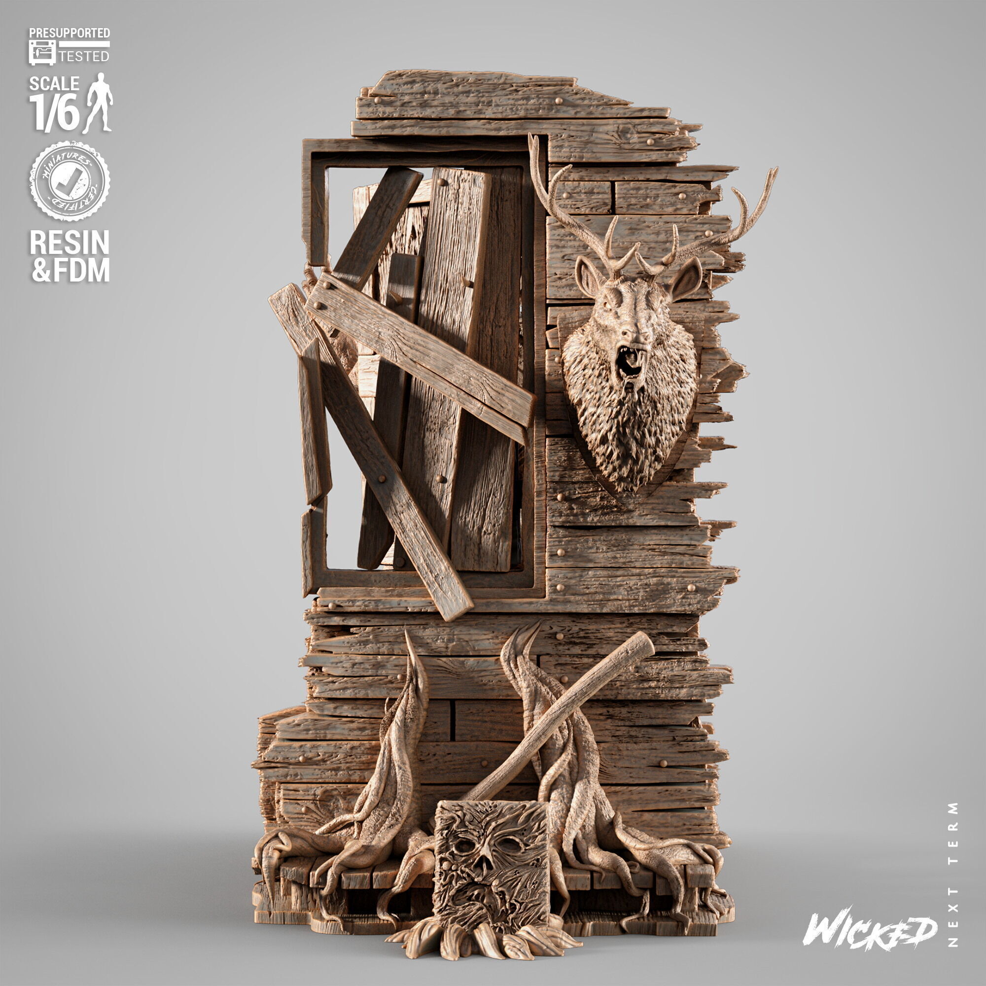 Wicked Movies Ash Sculpture 3D print model_38