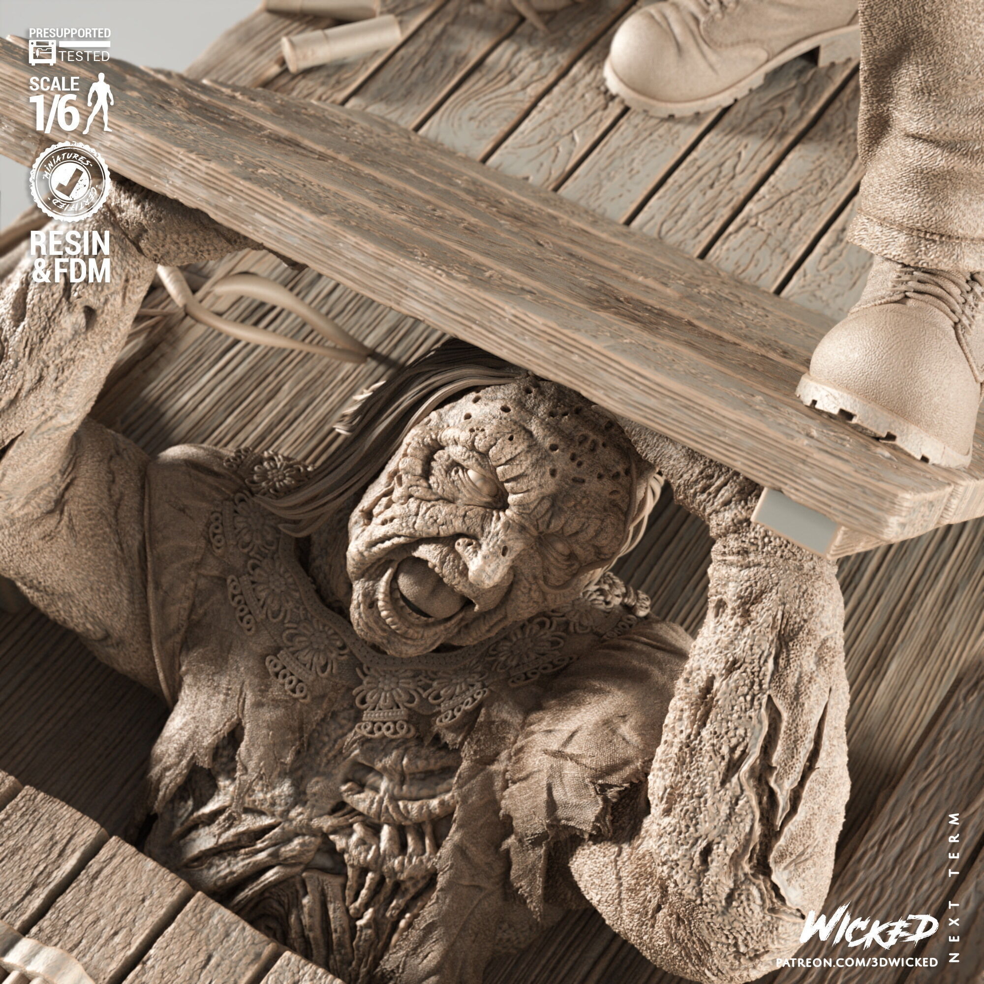 Wicked Movies Ash Sculpture 3D print model_17