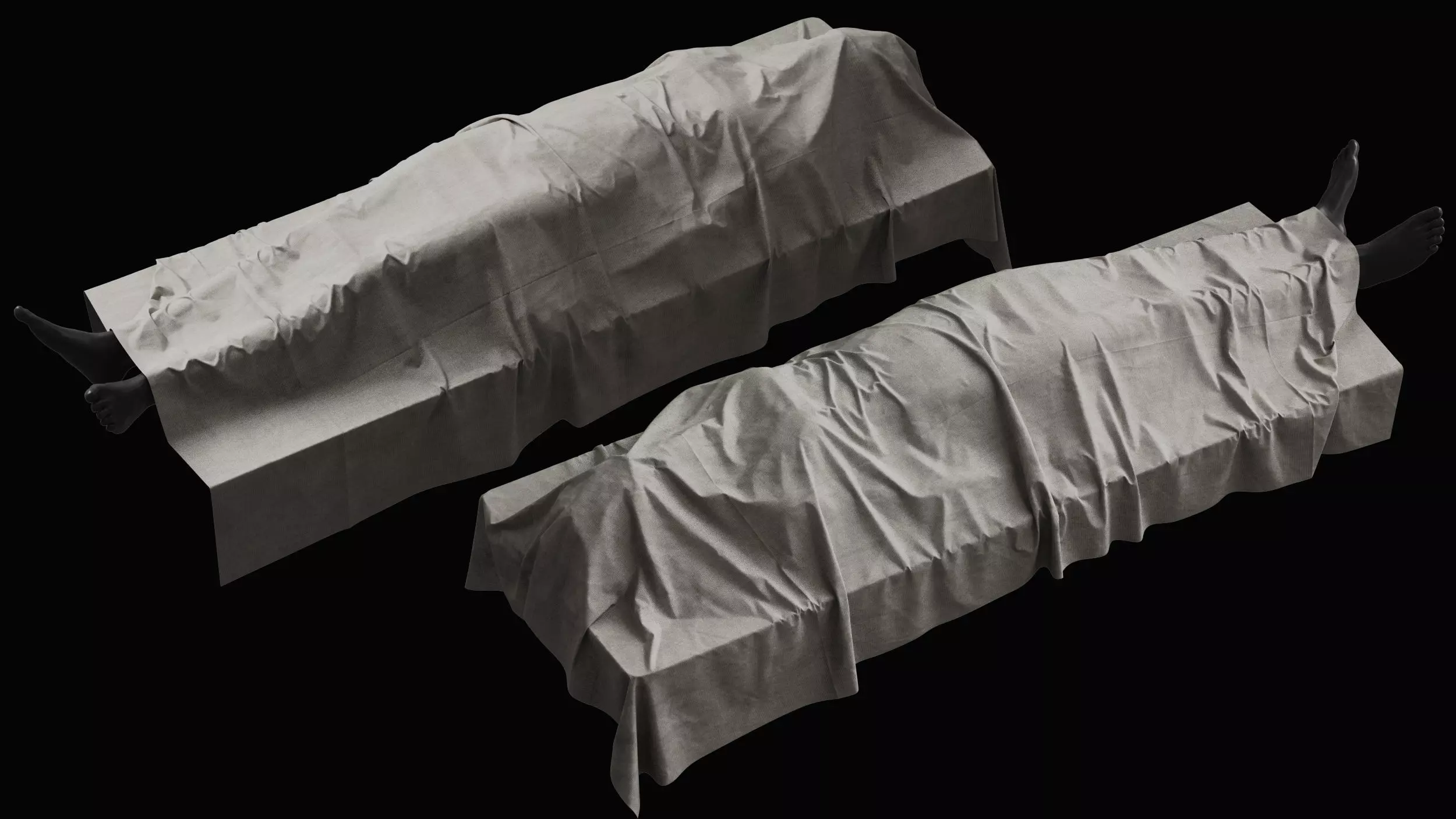 Covered Corpse 02 3D model_0